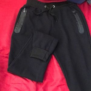Black slim fit sweatpants